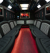 Party bus interior